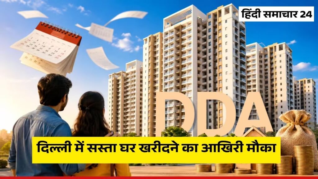 दिल्ली में सस्ता घर खरीदने का आखिरी मौका, DDA ने बढ़ाई आवेदन की तारीख, जानें फ्लैट्स की नई कीमतें
